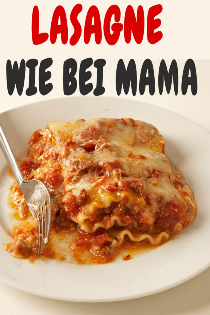 Perfekte Fleisch-Lasagne im Ofen