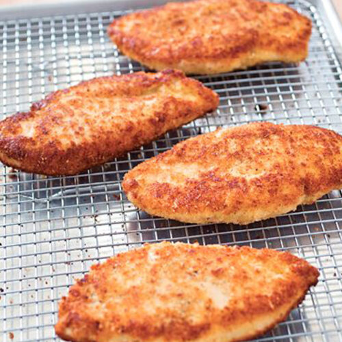 Schnelles Rezept: Knusprige Hähnchenschnitzel