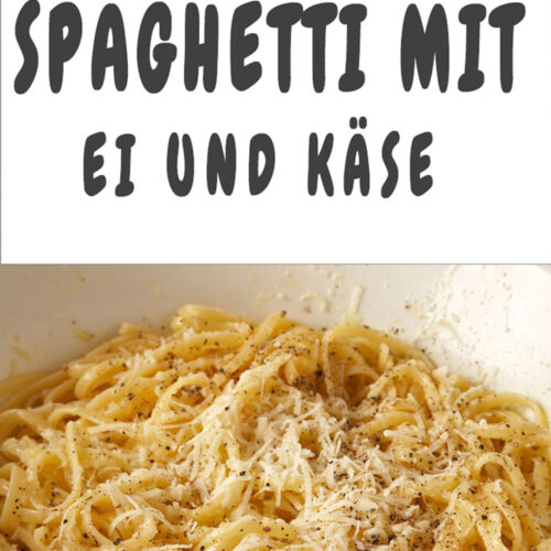 Pasta-Glück mit Ei und Käse