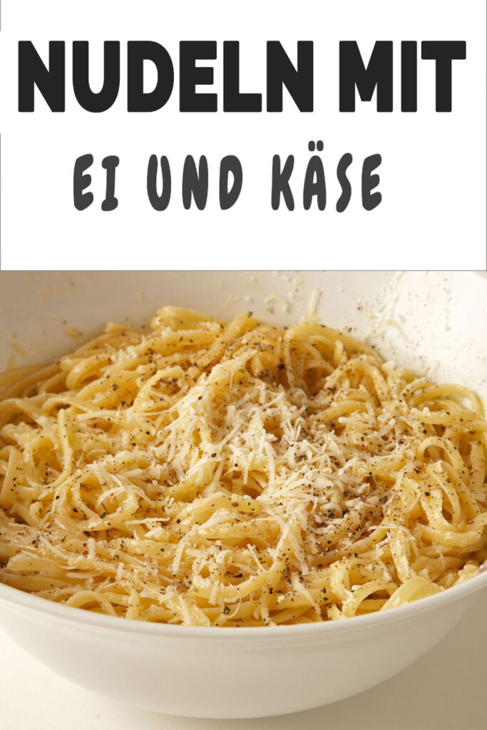 Manchmal braucht es nur die Basics. Diese Nudeln mit Ei und Käse ist simpel, aber so köstlich – perfekt für ein gemütliches Essen nach einem langen Tag.