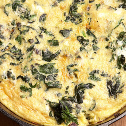 Leicht und lecker: Spinat-Frittata im Handumdrehen