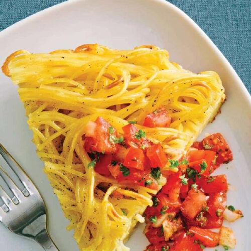 Frittata di Spaghetti: Das Beste aus übrig gebliebenen Nudeln